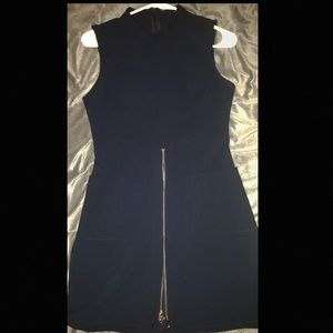 Navy Blue Mini Dress